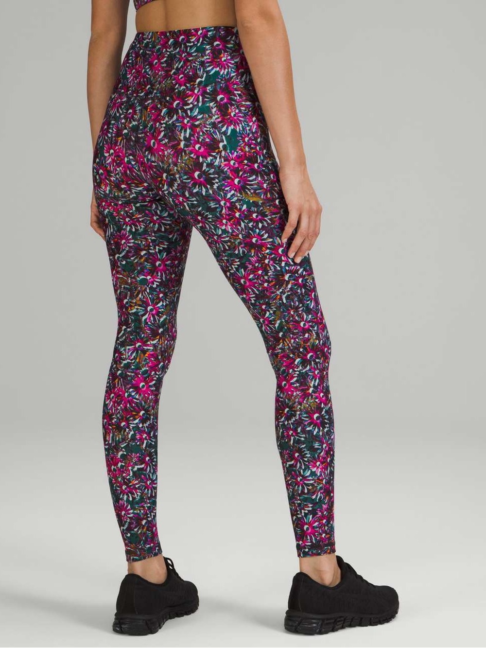 Lululemon Base Pace High-Rise Tight Leggings 28" Floral Electric Multi - Picture 3 of 8